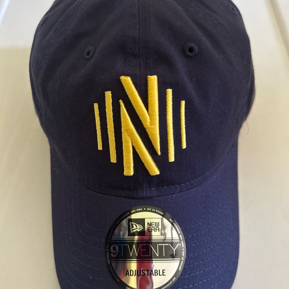 MLS Nashville SC Men's New Era 9TWENTY Adjustable Hat Cap Navy Blue OSFM NWT
